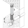 Faber 4043069 COMPAIR Tower - nadzemní výstup vzduchu