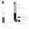 Faber 4043069 COMPAIR Tower - nadzemní výstup vzduchu