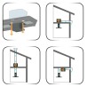 Vnitřní externí ventilační jednotka Faber EVJ M8K, šedá