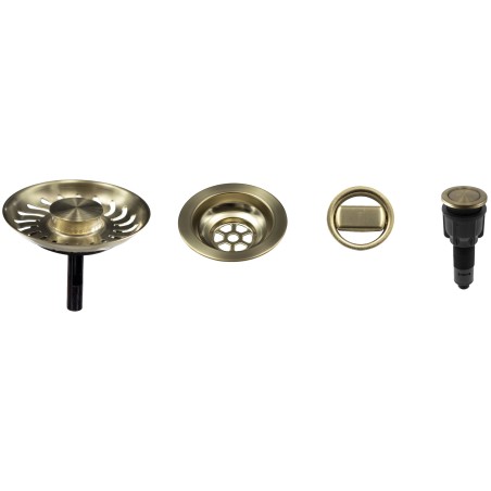 Komponenty pro granitové dřezy Sinks, Bronz Modern, pro jednodřezy s ovladačem