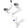 Dvousifon Sinks SPNG3D 3 1/2" pro granitové dřezy, s úsporou místa