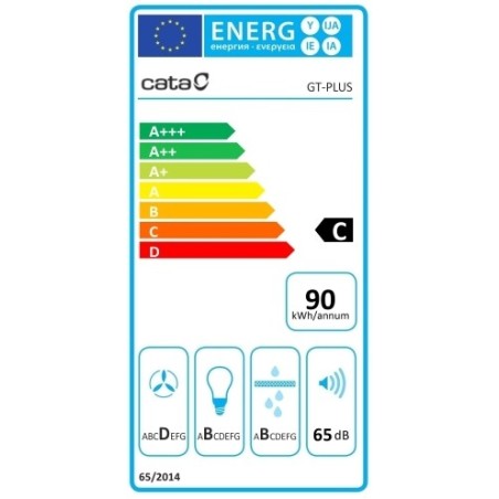 Odsavač par Cata GT Plus 45, Černá