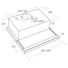 Odsavač par Cata Empire VD Stromboli 60, Bílá
