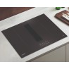 Indukční varná deska s odsáváním Nodor NorCook IS N7426 BK, Černé sklo