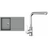 Set StrongSinks S3 (dřez Zala 860 Šedá + baterie Stréva Chrom)