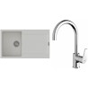 Set StrongSinks S3 (dřez Zala 860 Bílá + baterie Rhona Chrom)