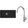 Set StrongSinks S3 (dřez Zala 1000 Černá + baterie Rhona Chrom)