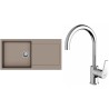 Set StrongSinks S3 (dřez Zala 1000 Béžová + baterie Rhona Chrom)