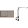 Set StrongSinks S3 (dřez Zala 1000 Béžová + baterie Stréva Chrom)
