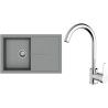 Set StrongSinks S3 (dřez Labe 780 Šedá + baterie Seina Chrom)