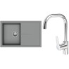 Set StrongSinks S3 (dřez Labe 780 Šedá + baterie Garonne Chrom)