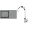 Set StrongSinks S3 (dřez Labe 1000 Šedá + baterie Seina Chrom)