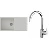 Set StrongSinks S3 (dřez Labe 1000 Bílá + baterie Rhona Chrom)