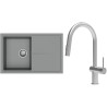 Set StrongSinks S3 (dřez Labe 780 Šedá + baterie Neris Celonerez)