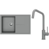 Set StrongSinks S3 (dřez Labe 780 Šedá + baterie Arda Šedá)