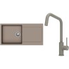 Set StrongSinks S3 (dřez Zala 1000 Béžová + baterie Arda Béžová)