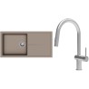 Set StrongSinks S3 (dřez Labe 1000 Béžová + baterie Neris Celonerez)
