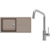 Set StrongSinks S3 (dřez Labe 1000 Béžová + baterie Arda Nerez)