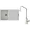 Set StrongSinks S3 (dřez Zala 860 Bílá + baterie Arda Bílá)
