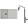 Set StrongSinks S3 (dřez Zala 860 Bílá + baterie Arda Nerez)