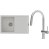 Set StrongSinks S3 (dřez Labe 780 Bílá + baterie Neris Celonerez)