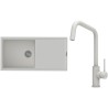 Set StrongSinks S3 (dřez Labe 1000 Bílá + baterie Arda Bílá)
