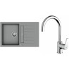 Set StrongSinks S3 (dřez Vardar 780 Šedá + baterie Rhona Chrom)