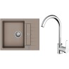 Set StrongSinks S3 (dřez Vardar 615 Béžová + baterie Seina Chrom)