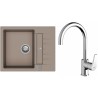 Set StrongSinks S3 (dřez Vardar 615 Béžová + baterie Rhona Chrom)