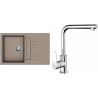 Set StrongSinks S3 (dřez Vardar 780 Béžová + baterie Stréva Chrom)