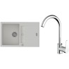 Set StrongSinks S3 (dřez Vardar 780 Bílá + baterie Seina Chrom)
