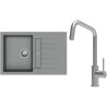 Set StrongSinks S3 (dřez Vardar 780 Šedá + baterie Arda Nerez)