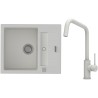 Set StrongSinks S3 (dřez Vardar 615 Bílá + baterie Arda Bílá)