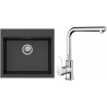 Set StrongSinks S3 (dřez Ipel 560 Černá + baterie Stréva Chrom)