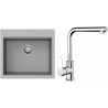 Set StrongSinks S3 (dřez Ipel 560 Šedá + baterie Stréva Chrom)