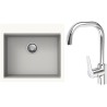 Set StrongSinks S3 (dřez Ipel 560 Bílá + baterie Garonne Chrom)