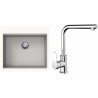 Set StrongSinks S3 (dřez Ipel 560 Bílá + baterie Stréva Chrom)