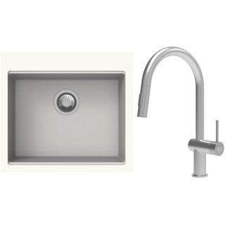 Set StrongSinks S3 (dřez Ipel 560 Bílá + baterie Neris Celonerez)