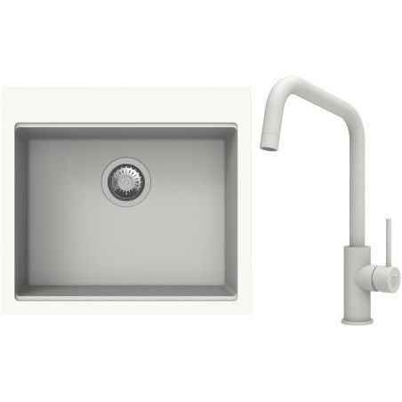 Set StrongSinks S3 (dřez Ipel 560 Bílá + baterie Arda Bílá)