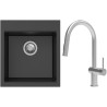 Set StrongSinks S3 (dřez Ipel 460 Černá + baterie Neris Celonerez)