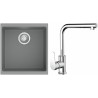 Set StrongSinks S3 (dřez Hron 430 Šedá + baterie Stréva Chrom)