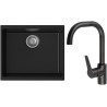 Set StrongSinks S3 (dřez Hron 530 Černá + baterie Garonne Černá matná)