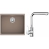 Set StrongSinks S3 (dřez Hron 530 Béžová + baterie Stréva Chrom)