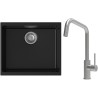 Set StrongSinks S3 (dřez Hron 530 Černá + baterie Arda Nerez)
