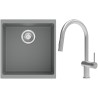 Set StrongSinks S3 (dřez Hron 430 Šedá + baterie Neris Celonerez)
