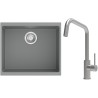 Set StrongSinks S3 (dřez Hron 530 Šedá + baterie Arda Nerez)