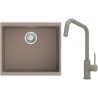 Set StrongSinks S3 (dřez Hron 530 Béžová + baterie Arda Béžová)
