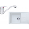 Set Franke G117 (dřez BSG 611-62 Bílá-led + baterie FC 9541.094 Bílá-led)