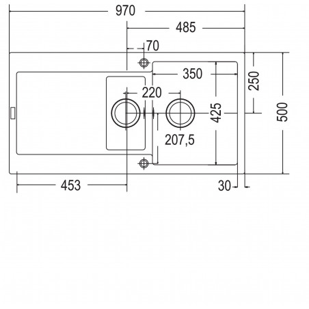 Kuchyňský dřez Franke Maris MRG 651 Kašmír