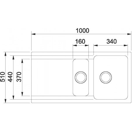 Kuchyňský dřez Franke Orion OID 651 Bílá